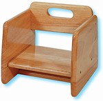 Wood booster seat, #022-0840