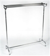 48" wide garment & coat rack with 3" casters, No. 022-1075-48
