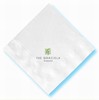 1-ply custom-printed white beverage/cocktail napkin - 1 or 2 colors, #10-710 A/C1
