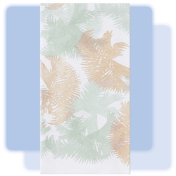 Swaying Palms 12" x 17" Linen-Like® guest towel, No. 10-856561