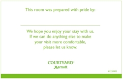 Courtyard Pride/Welcome flat card, #1220905