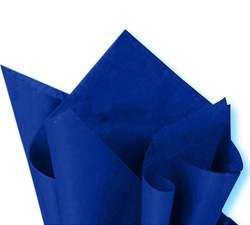 Deluxe blue tissue paper for wrapping, #122101B