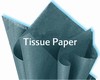 Deluxe teal tissue paper for wrapping, #122101T