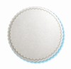 Budgetboard 3-3/8" diameter round coaster made of budgetboard,  517-14220