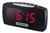 Hamilton Beach® AM/FM Easy-to-Read clock radio with large LED display, #609-HCR330