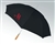 Marriott Hotels & Resorts guest umbrella with natural wood golf handle. BLACK #662-A501C-01BLK-RD