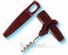 Combination corkscrew & bottle opener, plain/unimprinted, #679-3010burgundy
