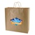 Multi-color custom logo 16" x 6" x 15.75" multi-color natural kraft shopping bag, No. 765-1NKS1615NAT/MC