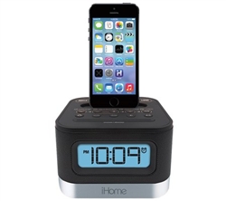 FM Stereo Alarm Clock Radio with Lightning Connector for iPhone and iPod