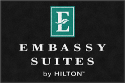 Embassy Suites Hotel double door entry floor mat 4' x 6', No. 778-01/46/33