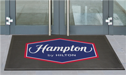 Hampton Inn SuperScrape™ rubber outdoor mat 4' x 6'