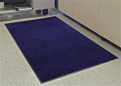Solid Blue TriGrip nylon double door entrance mat, 4' x 18', No. 778-07/418/00