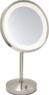 Jerdon First Class 5X Lighted Table Top Mirror, Nickel, No. 780-HL1015NL