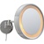 Jerdon 3X Halo Lighted Wall Mirror, Double Arm, Chrome, No. 780-HL7C
