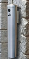 Glaro deluxe series 24" wall mounted smokers receptacle, No. 783-4402