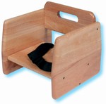 Wood booster seat, #022-0840