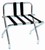 Gaychrome luggage rack with backrest, chrome with black straps, No. 022-1055B-C-BL - case of 6 pcs.