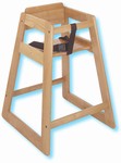 Economy plus wood high chair, #022-822LT