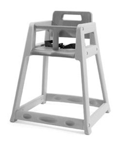 Plastic High Chair - Unassembled (Caster and Tray optional), No. 022-850