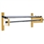 Designer series wood rack with metal top bars, #022-TDE
