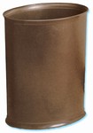 Ignition-resistant 13-quart oval wastebasket by WESCON/Lancaster Colony, #09-7620, case of 8 pcs.