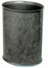 Ignition-resistant 13-quart oval leatherette wastebasket by WESCON/Lancaster Colony, #09-7670, case of 8 pcs.