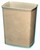 7-quart rectangular leatherette wastebasket by WESCON/Lancaster Colony, #09-9040, case of 12 pcs.