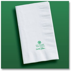 Earth Wise Recycled 15" x 17" dinner napkins, No. 10-084250