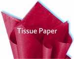 Deluxe scarlet red tissue paper for wrapping, #12210101