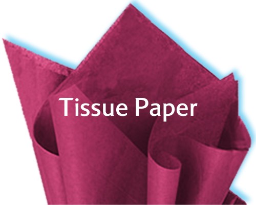Deluxe maroon tissue paper for wrapping, #12210119