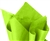 Lime green tissue paper for wrapping, #122101LM