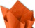 Deluxe ORANGE tissue paper for wrapping, #122101O