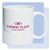 Crowne Plaza &nbsp;11-ounce C-handle white ceramic coffee mug with burgundy Crowne Plaza  logo. Perfect for meeting rooms or as low-cost gifts. Minimum order: 72 pcs.