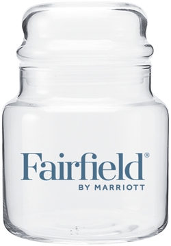 Fairfield Inn by Marriott 16-ounce candy jar, No. 1223720C