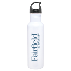 Fairfield by Marriott h2go stainless steel water bottle, #1224020