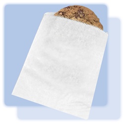 Plain white cookie/bagel bags, No. 122910