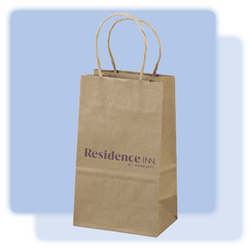 Residence Inn BROWN Kraft Platinum Guest bag, #1229219KFT