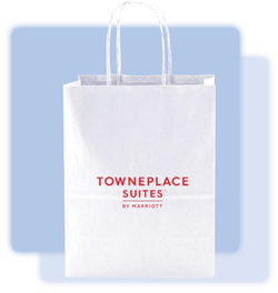 TownPlace Suites medium paper gift bag, #1229325