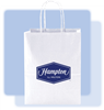 Hampton Inn or Hampton by HILTON  medium paper gift bag, No. 1229332