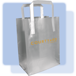 Courtyard frosted shopping bag, #1229405