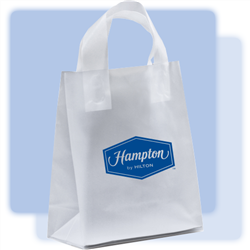 Hampton by Hilton frosted shopping bag, No. 1229432CH