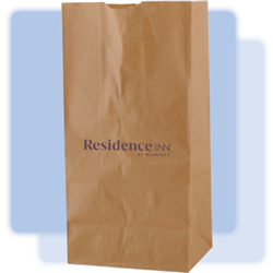 Residence Inn On The Go brown Kraft bag, #1229819