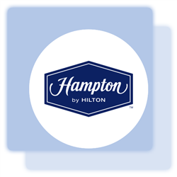 Hampton Inn accent label, #1325032