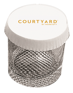 COURTYARD BY MARRIOTT 75mm glass cap, #149-75 Court
