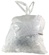 20x21x6 White plastic laundry bag with plastic drawstring, No. 151-20216
