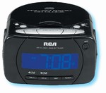 RCA® clock radio with CD player and line-in for MP3 player, #165-RP5600