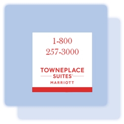 TownePlace Suites 1-800 magnet, #169-1224425