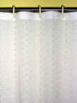 Eyelet emroidered shower curtain, #494-EY4010