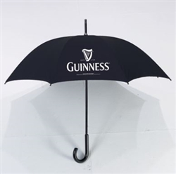 Classic fashion umbrella with Black curved wood handle, No. 563-900I