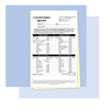 2-part custom-printed laundry/valet list, 4-1/4" wide x 7" long #564-LLA2